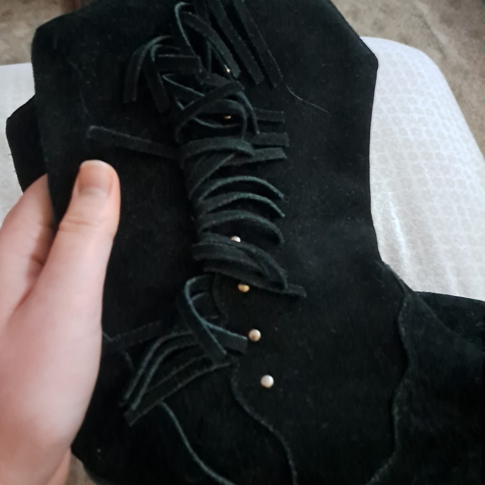 Used black boots - Picture 3 of 12